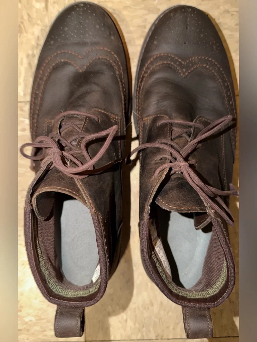 Timberland A1SVF Squall Canyon Mens Lace Up Chukka Boot in Dark Brown size 11
